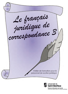 Français juridique de correspondance 3